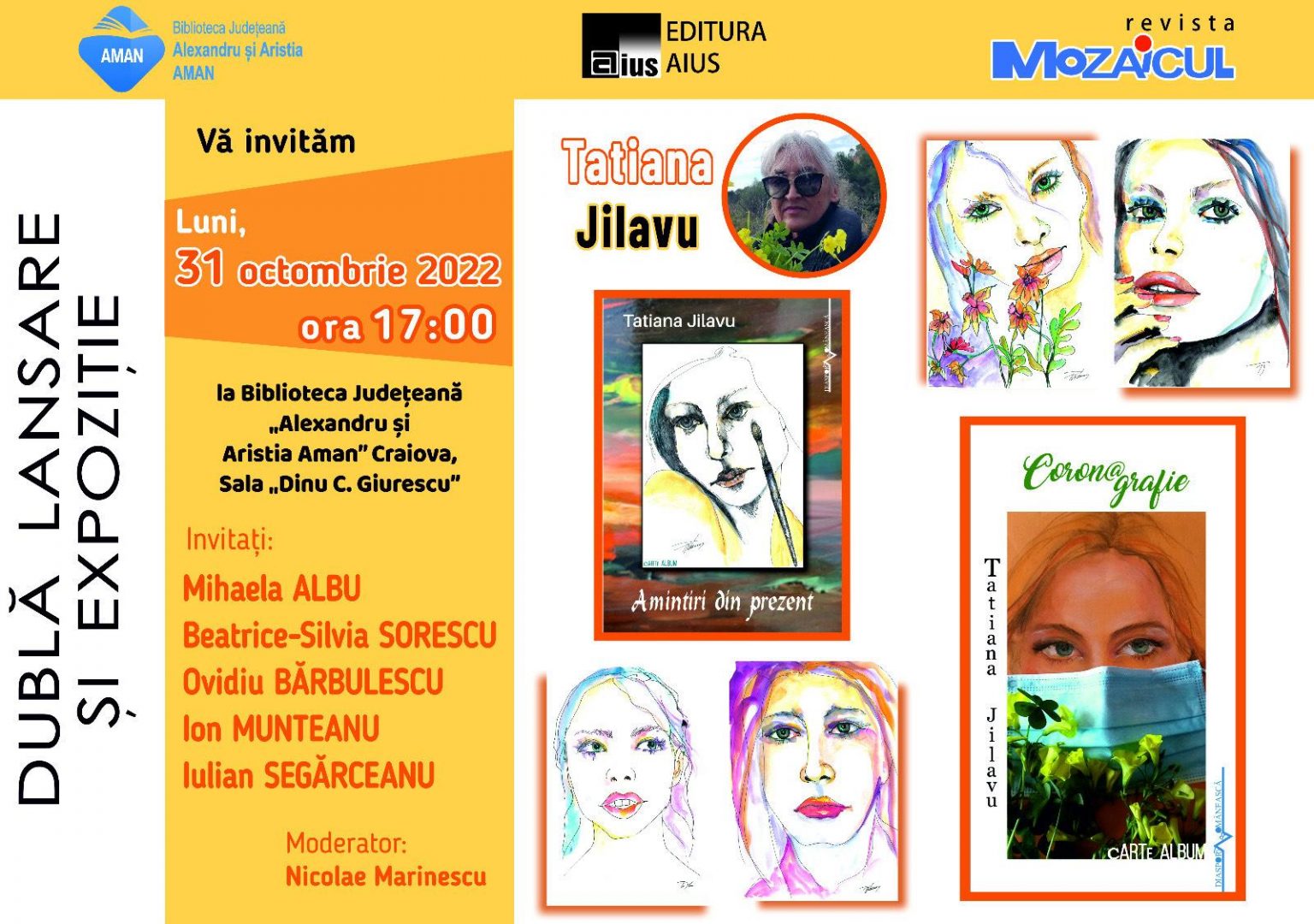 afis Tatiana Jilavu. JPG - Jurnalul Olteniei – Știri din Craiova și Oltenia