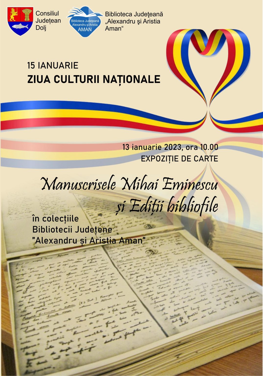 afiș expoziție ziua culturii naționale - Jurnalul Olteniei – Știri din Craiova și Oltenia