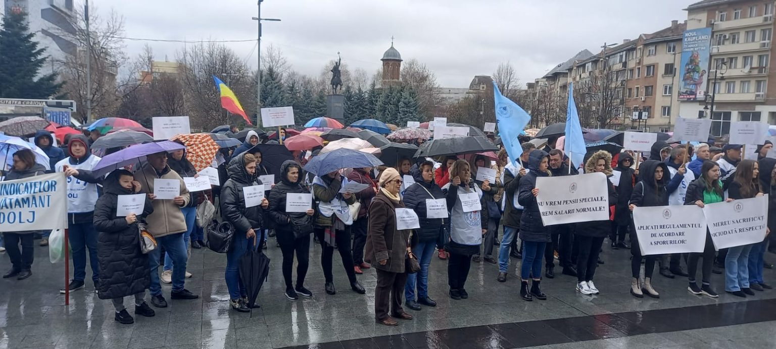 protest profesori craiova