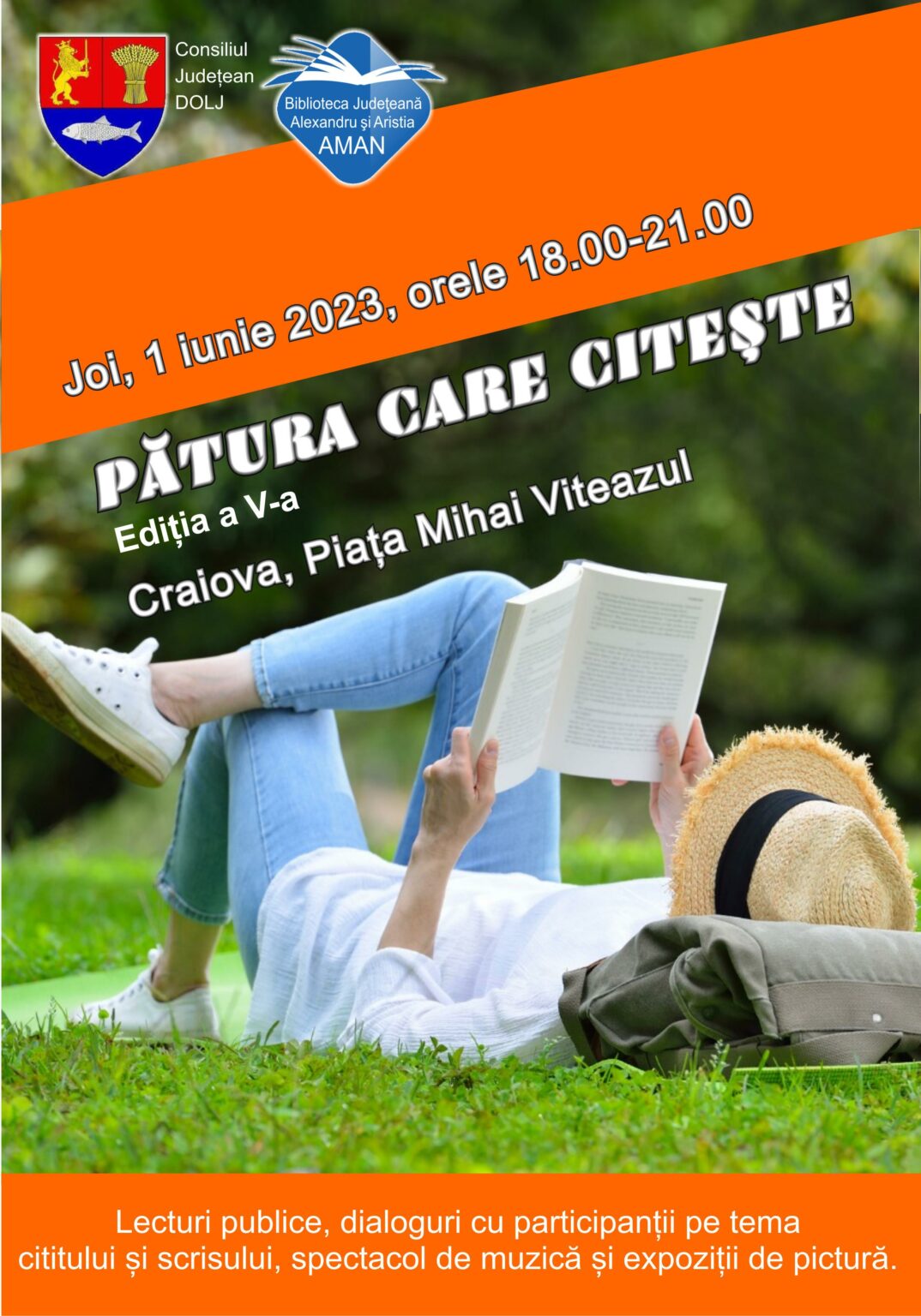 afis patura care citeste 2023 - Jurnalul Olteniei – Știri din Craiova și Oltenia