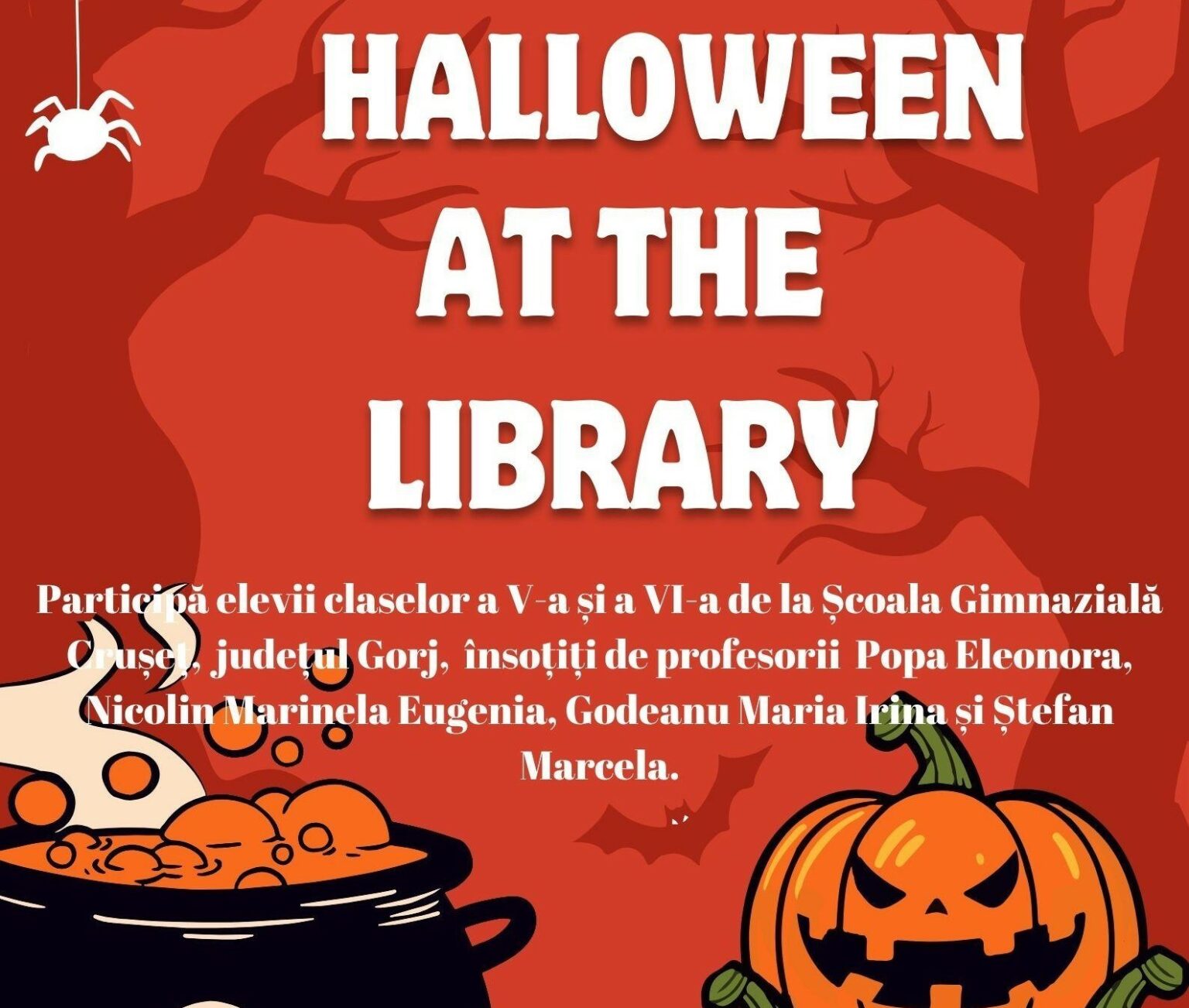 Halloween at the library 23.10.2023 - Jurnalul Olteniei – Știri din Craiova și Oltenia