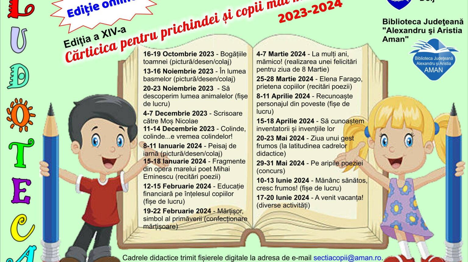 afis carticica 2023-2024 - Jurnalul Olteniei – Știri din Craiova și Oltenia