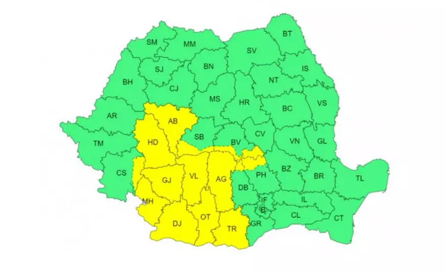 Foto: Administrația Națională de Meteorologie