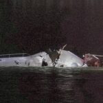 Foto: Epava elicopterului Black Hawk prăbușit în râul Potomac/ X/ OSINTtechnical