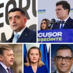 Foto: Facebook/ George Simion, Nicușor Dan, Crin Antonescu, Elena Lasconi, Victor Ponta/ Colaj: Jurnalul Olteniei