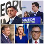 Foto: Facebook/ George Simion, Nicușor Dan, Crin Antonescu, Elena Lasconi, Victor Ponta/ Colaj: Jurnalul Olteniei