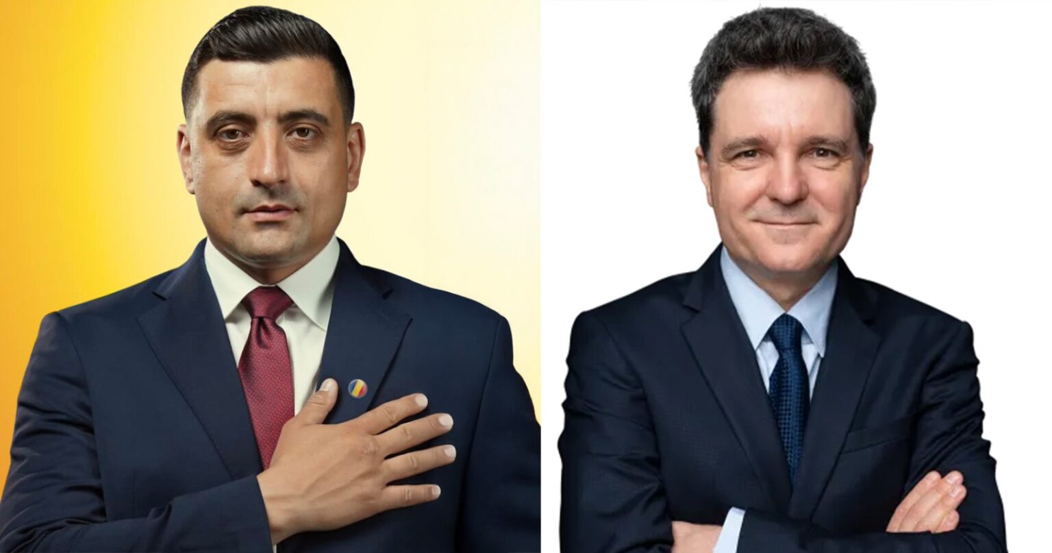 Foto: Facebook/Nicușor Dan și George Simion. Colaj: Jurnalul Olteniei