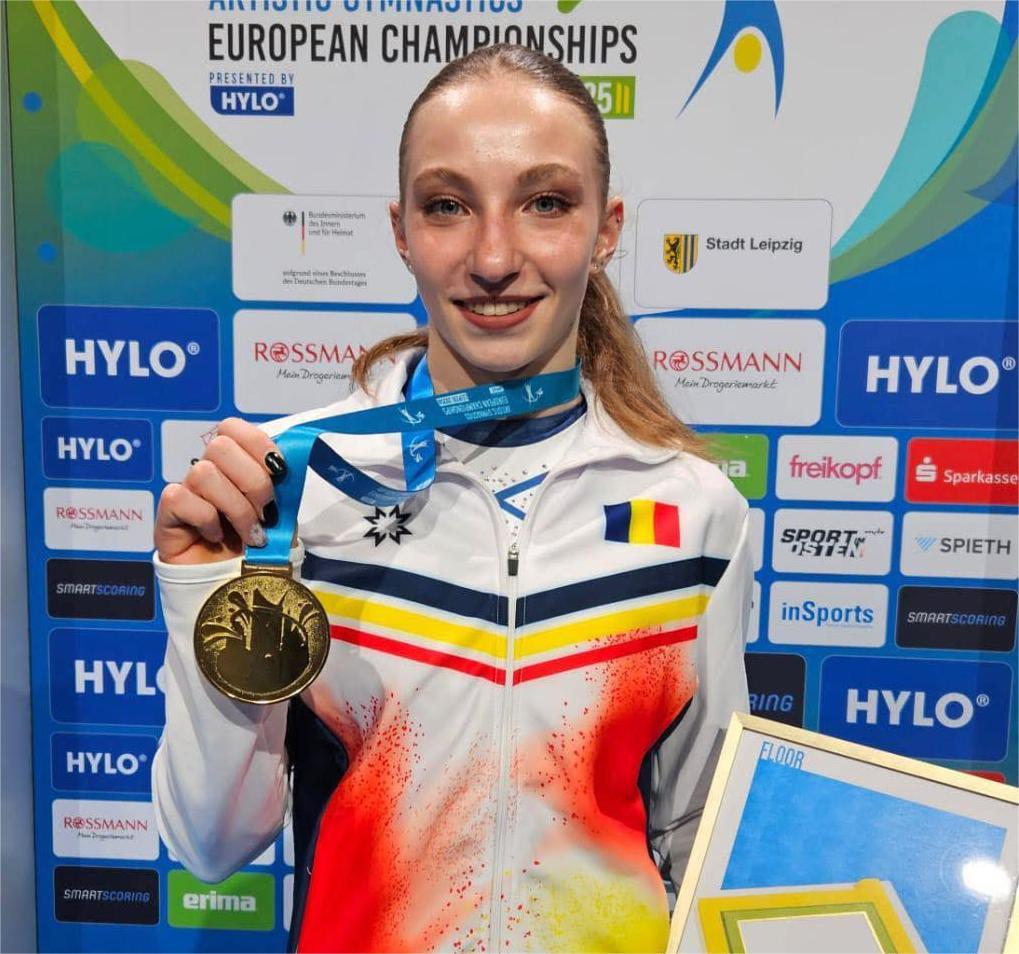 Ana Bărbosu. Foto: Facebook/ Federația Română de Gimnastic/ Emilia Nicolae