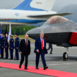 Donald Trump și Vladimir Putin s-au întâlnit vineri în Alaska. Foto: X/ The White House