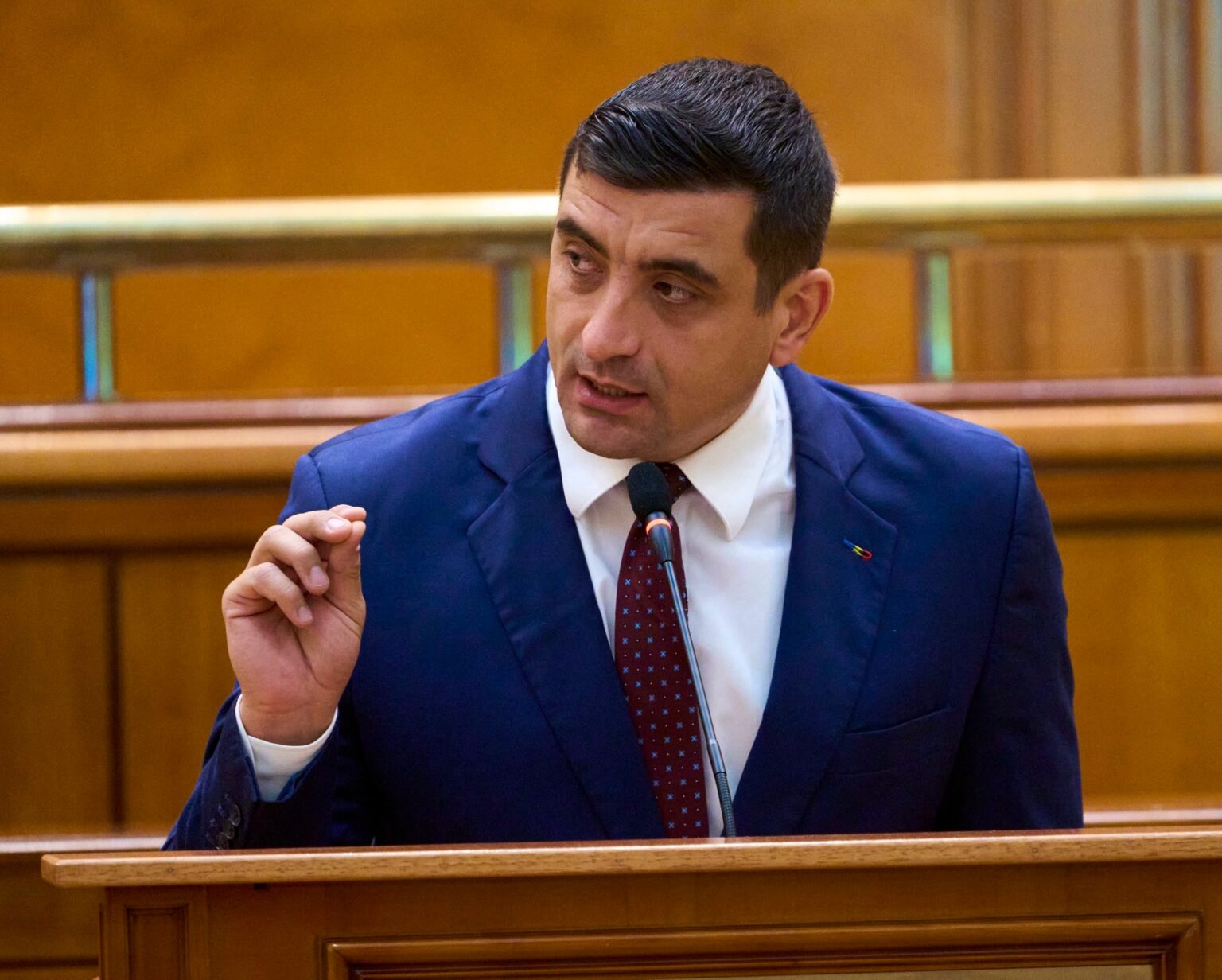 George Simion. Foto: Facebook/ Alianța pentru Unirea Românilor - AUR