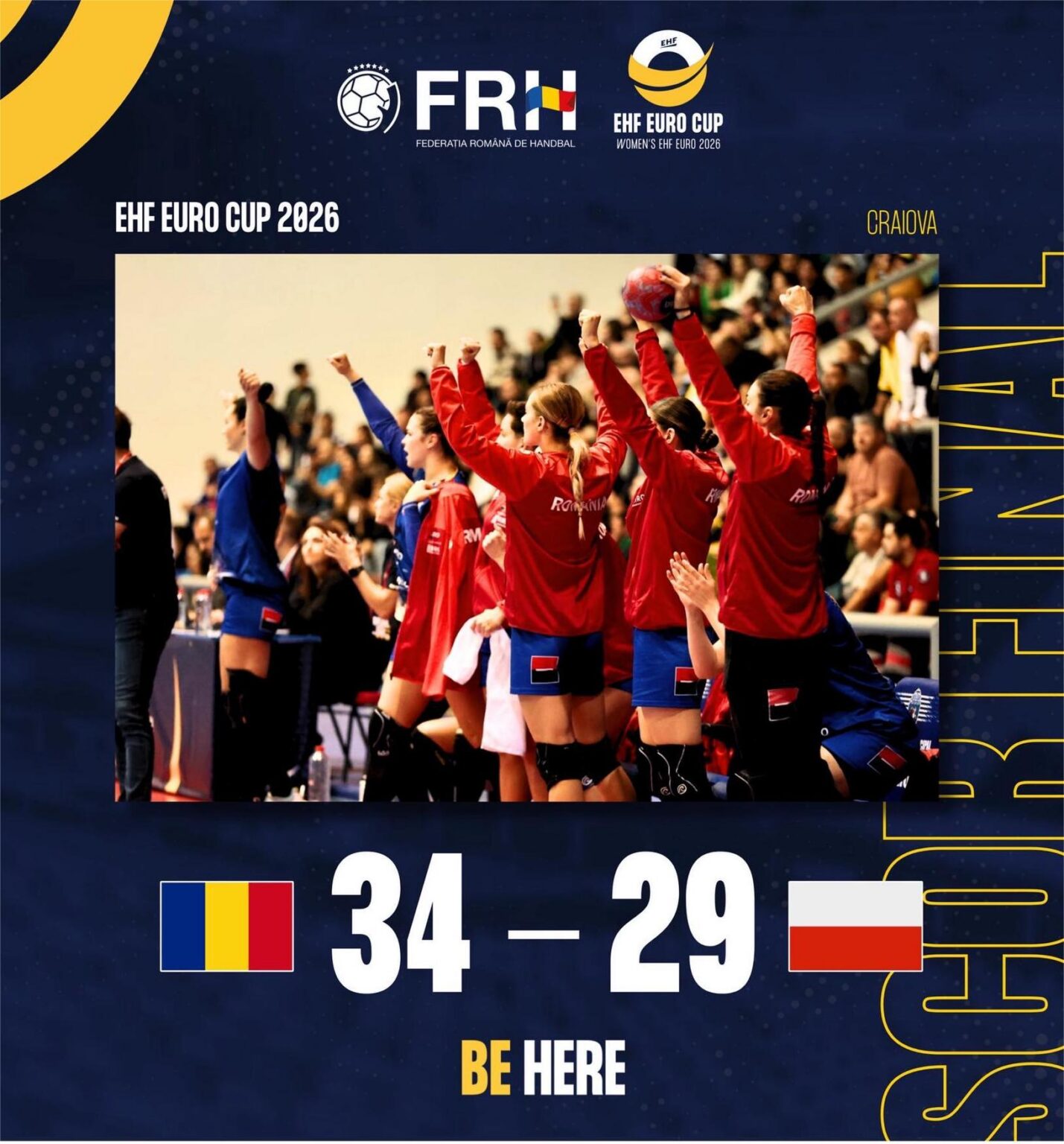 Foto: facebook/ Federația Română de Handbal