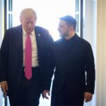 Donald Trump și Volodimir Zelenski, la Casa Albă. Foto: Facebook/ Володимир Зеленський