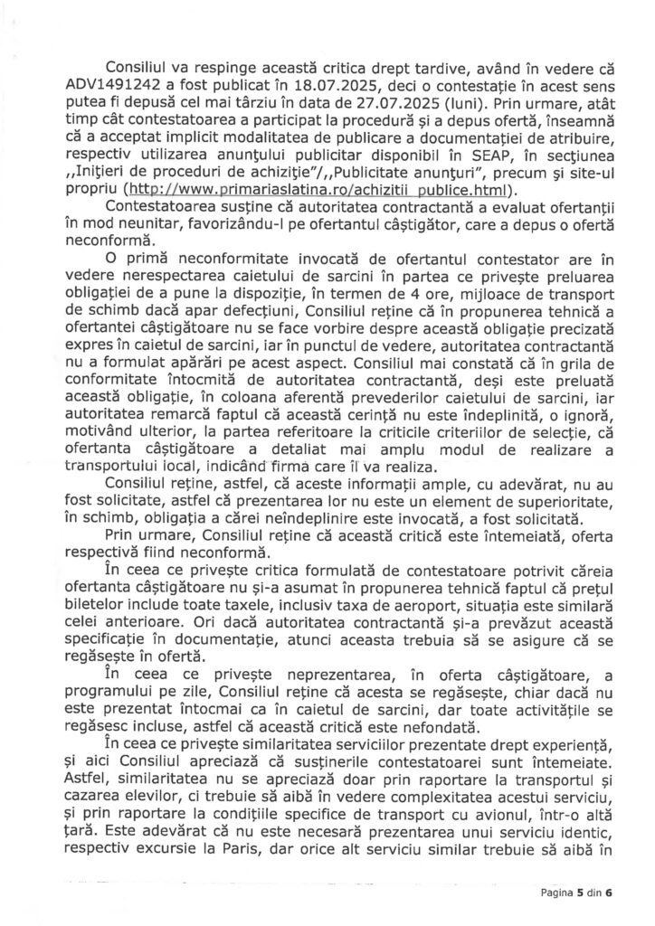 Decizie CNSC-5 - Jurnalul Olteniei – Știri din Craiova și Oltenia