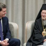 Președintele României, Nicușor Dan, și Patriarhul Ecumenic Bartolomeu I al Constantinopolului. Foto: presidency.ro