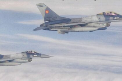 Eeronave F16 Fighting Falcon. Foto: Facebook/ Ministerul Apararii Nationale, Romania
