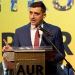 George Simion vrea un nou mandat în fruntea partidului. Foto: Facebook/ Alianța pentru Unirea Românilor - AUR