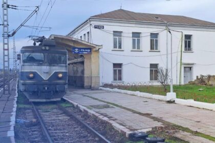 Stația CF Filiași. Foto: Facebook/CFR Infrastructura