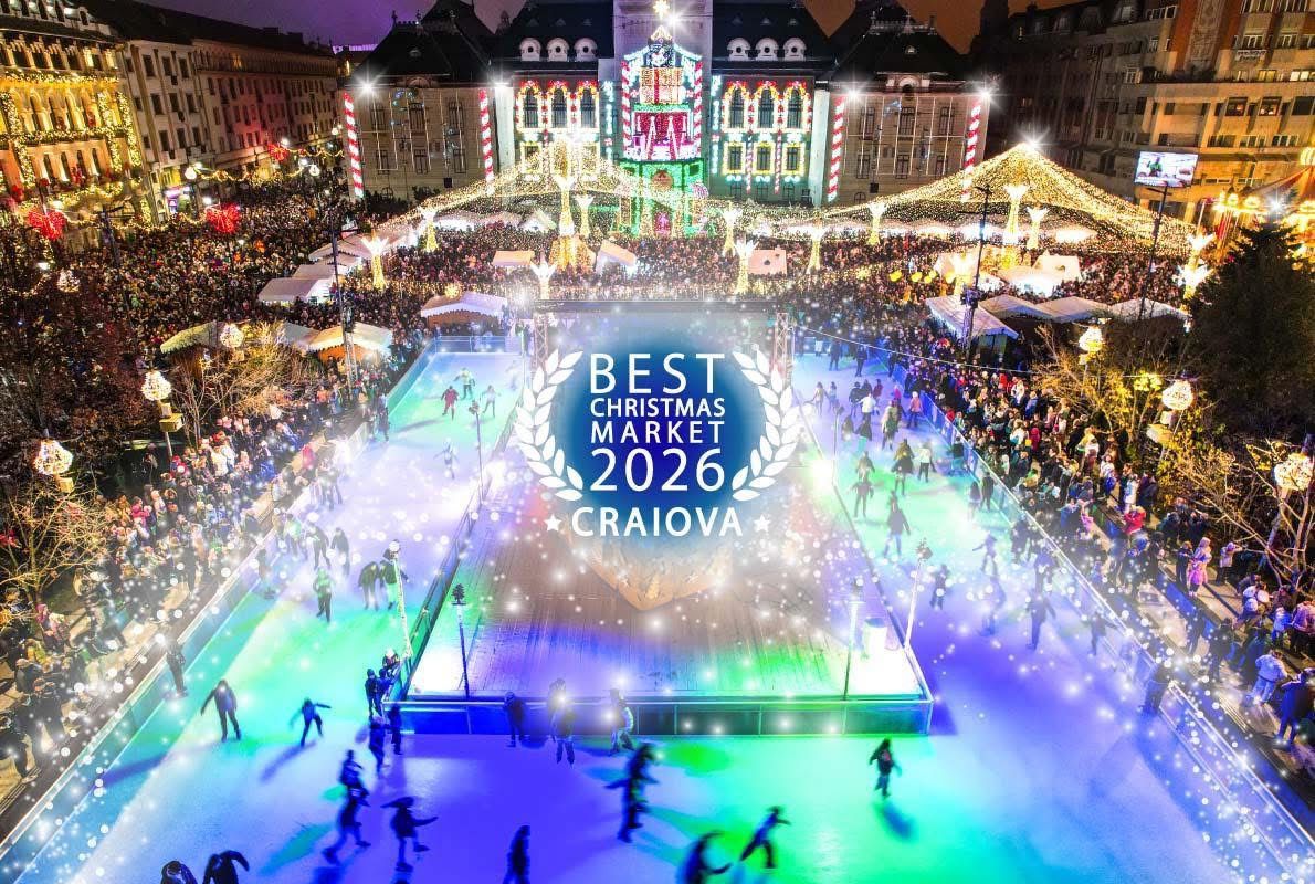 Târgul de Crăciun din Craiova a fost votat drept cel mai frumos din Europa, în urma competiției organizată anual de European Best Destinations, partener oficial al Comisiei Europene pentru turism.