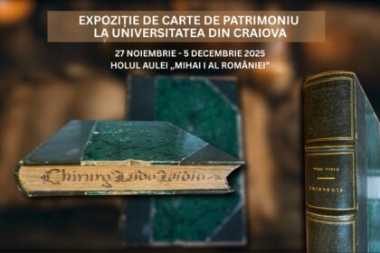 Expoziție de carte de patrimoniu la Universitatea din Craiova