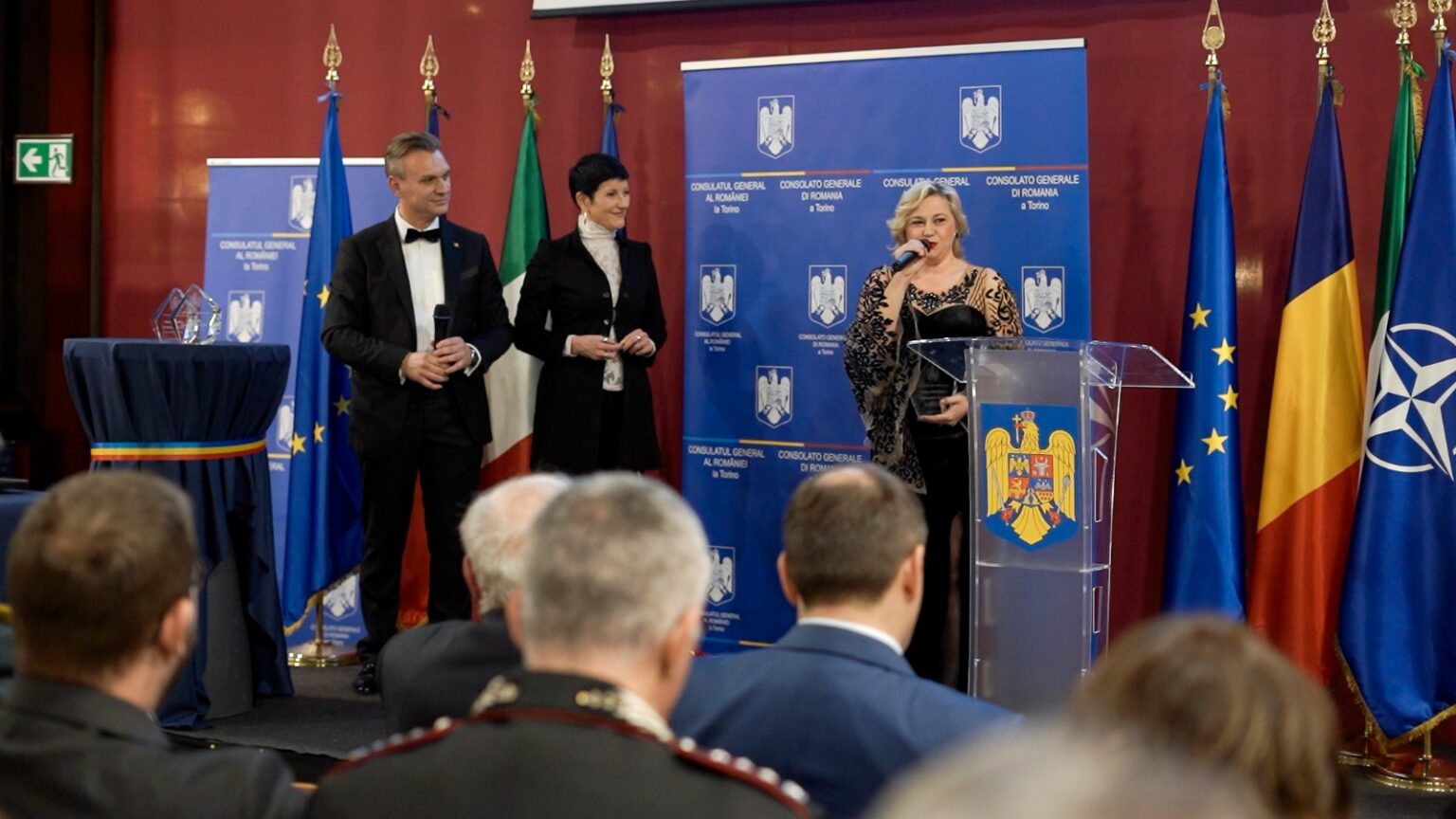 Foto: Facebook/ Luiza Diculescu - Jurnalul Olteniei – Știri din Craiova și Oltenia Luiza Dinculescu, premiată la Gala de Excelență de la Torino