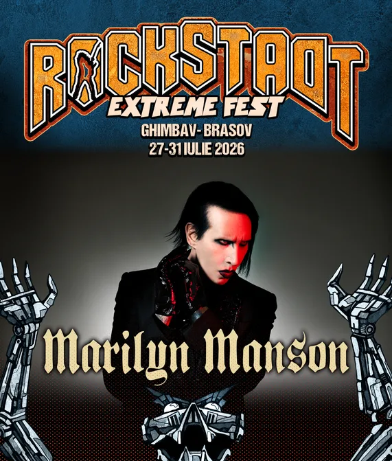 Marilyn Manson revine în România. Foto Rockstadt Extreme Fest