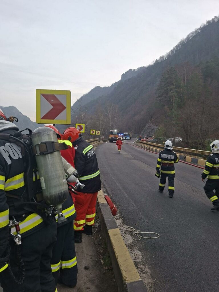 Traficul pe DN7, reluat. Foto: Captură video