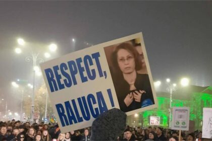 Mesaj public de solidaritate. Foto: Facebook. Sorina Marinas