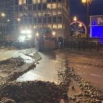 Haos la Bruxelles: Fermierii au ieșit în stradă: Foto: Facebook/ Raluca Precup