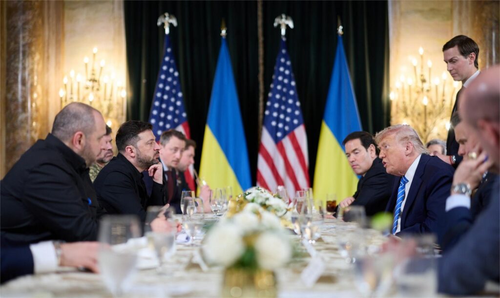 Trump și Zelenski, întâlnire la Mar-A-Lago. Foto: Facebook/Володимир Зеленський