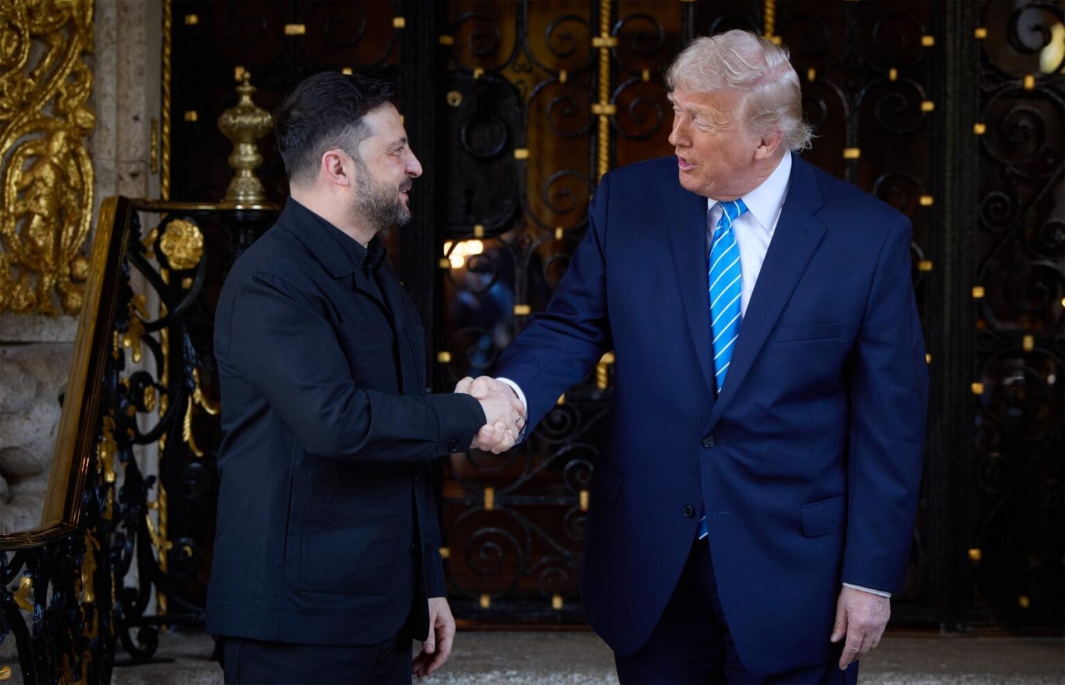 Trump și Zelenski, întâlnire la Mar-A-Lago. Foto: Facebook/Володимир Зеленський