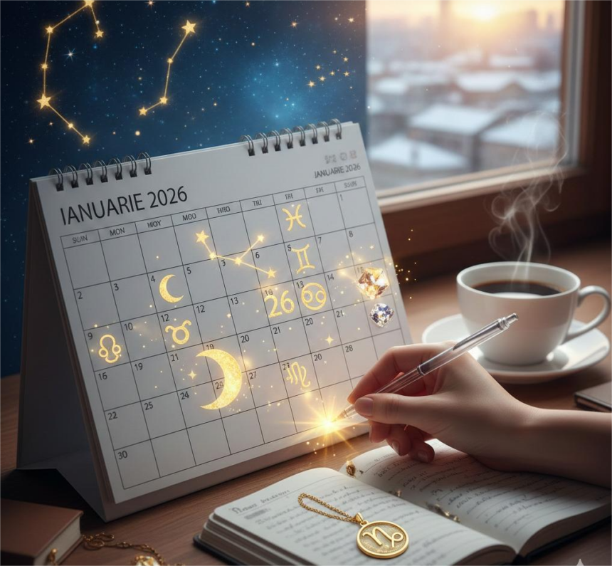 Zilele norocoase din Ianuarie 2026 pentru fiecare zodie