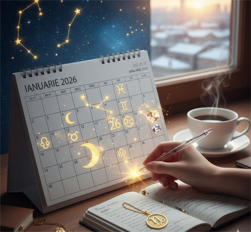 Zilele norocoase din Ianuarie 2026 pentru fiecare zodie