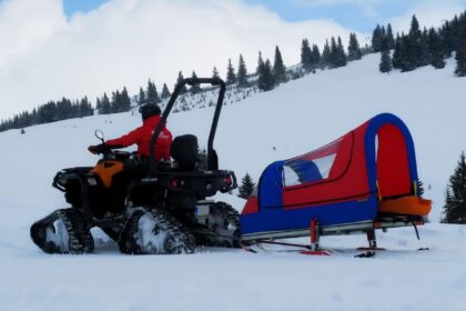 Accident grav la Rânca: Doi tineri, răniți după ce s-au răsturnat cu ATV-ul. Intervenția Salvamont