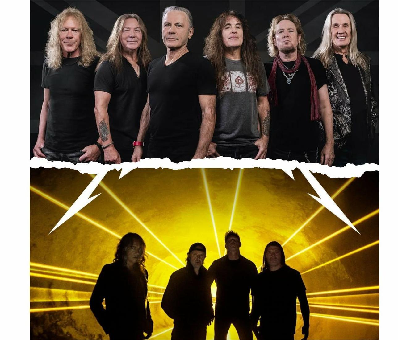 Metallica și Iron Maiden, la București în 2026