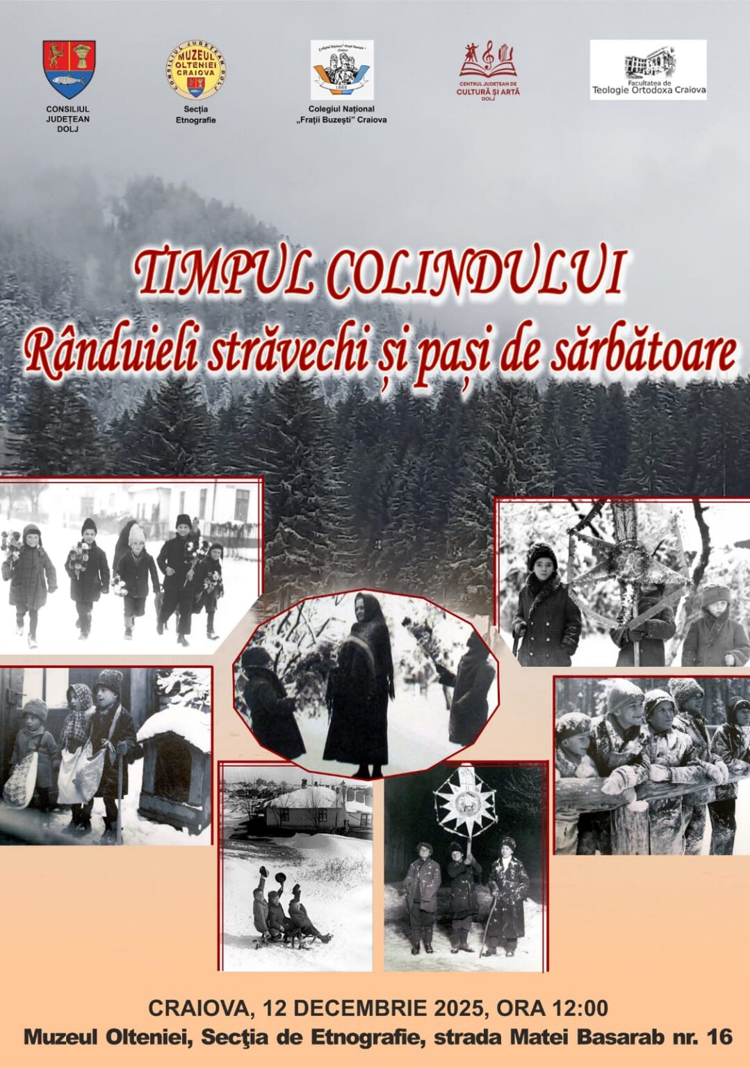 Afiș Muzeul Olteniei