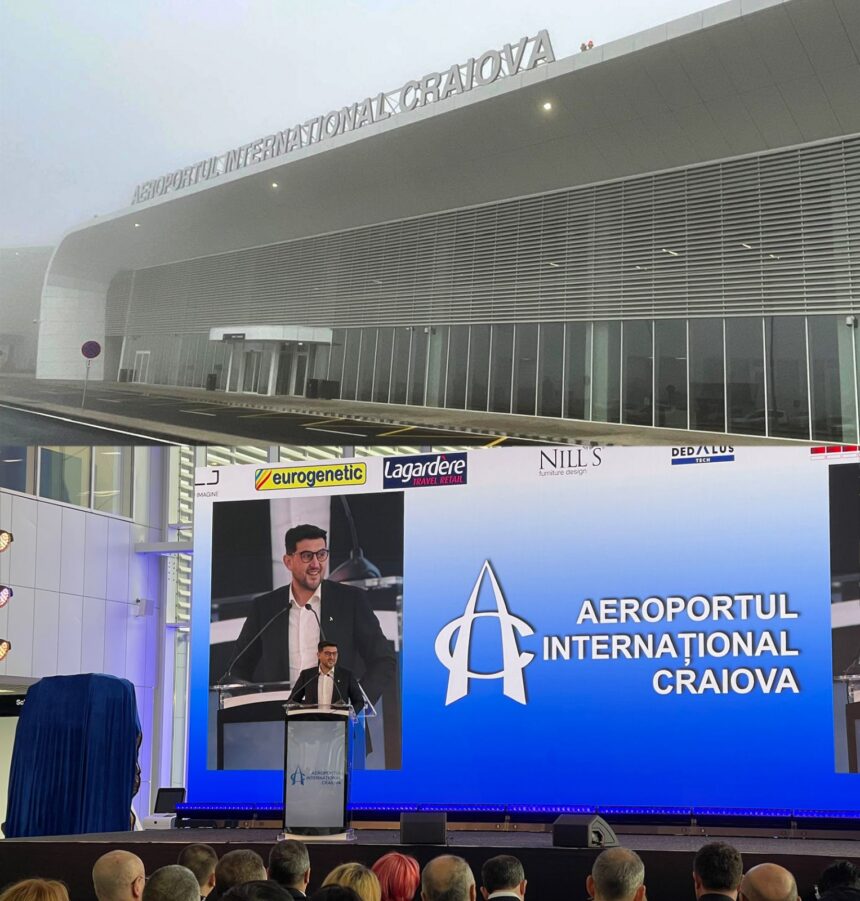Noul terminal al Aeroportului Craiova, inaugurat