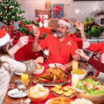 Ținuta perfectă de Crăciun: Pijamale sau rochie elegantă