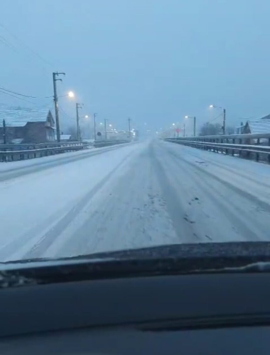 Ninsoare de Crăciun în Oltenia: cod galben și viscol