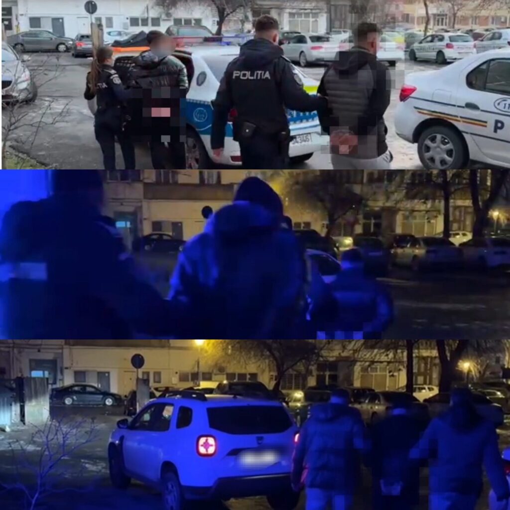 Craiova, tineri arestați