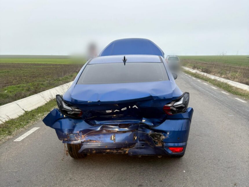 Accident pe DJ 546, lângă Coteana: Două persoane au ajuns la spital după un impact între două mașini