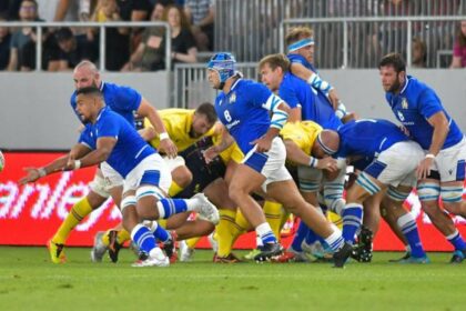 imagine meci rugby italia romania