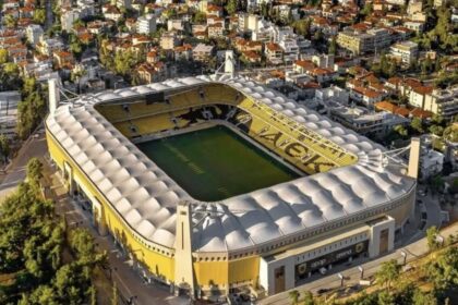 stadion AEK Atena adversara celor de la Universitatea Craiova