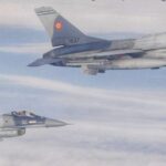 AAvioanele F-16, ridicate de urgență în prima zi din 2026: Foto: Forţele Aeriene Române
