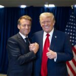 Emmanuel Macron și Donald Trump. Foto: Facebook/ The White House