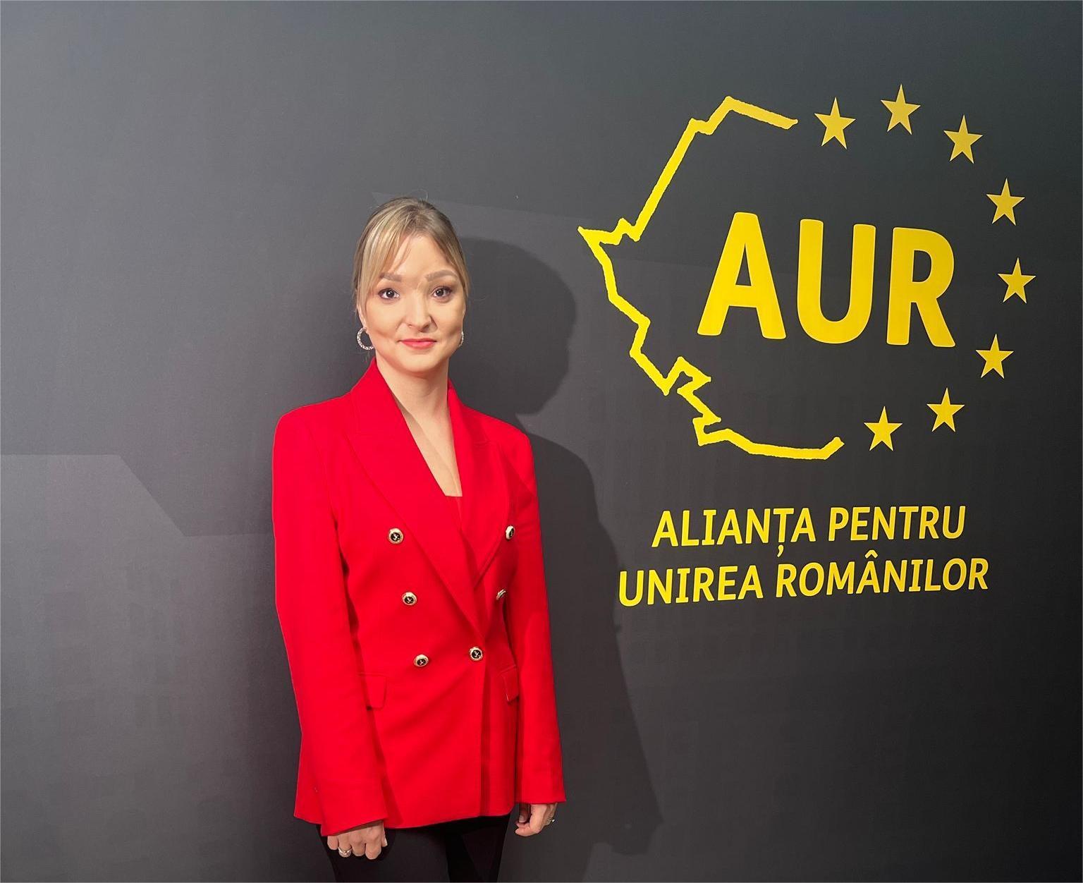 Deputat AUR, Lidia Vadim Tudor. Foto: Facebook