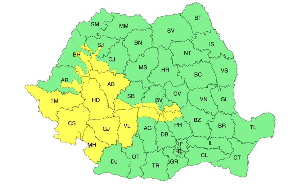 Oltenia, sub cod galben: ninsori și viscol până luni - Jurnalul Olteniei – Știri din Craiova și Oltenia Oltenia, sub cod galben: ninsori și viscol până luni