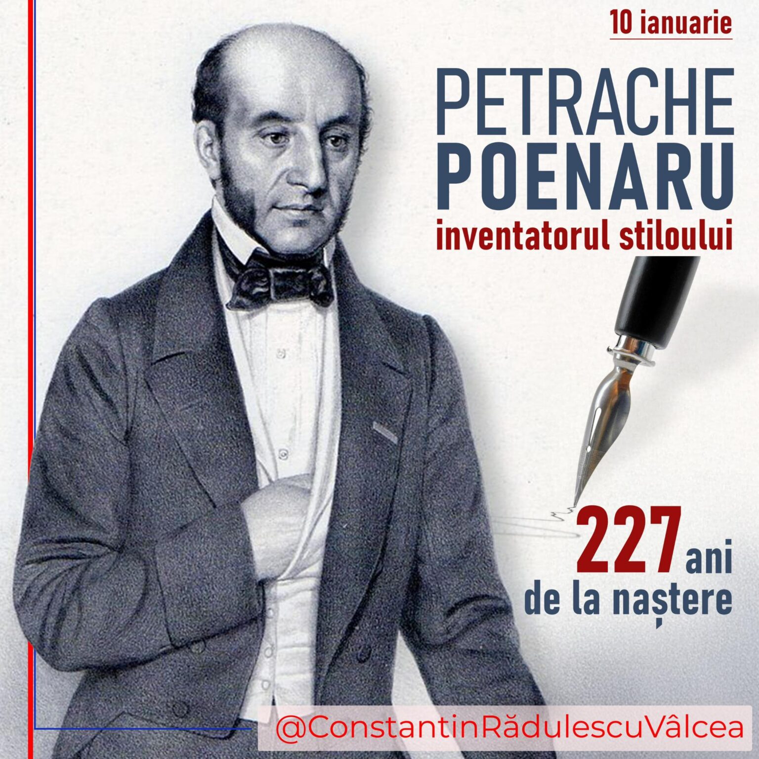 613180137_1408887867559700_7386974854573024187_n - Jurnalul Olteniei – Știri din Craiova și Oltenia Petrache Poenaru, vâlceanul care a schimbat istoria scrisului
