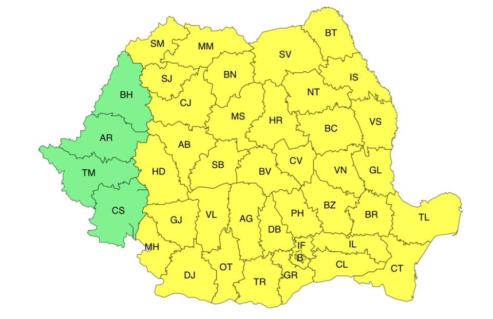 Alertă meteo: Val de ger în România până miercuri