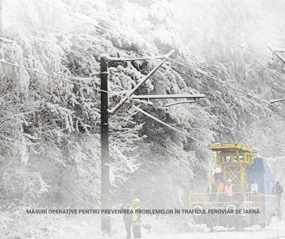 Gerul afectează trenurile: Măsuri speciale CFR
