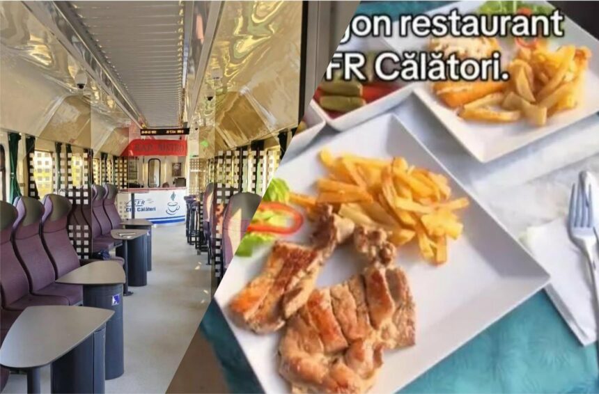 Meniul CFR: Ce mănânci în vagoanul restaurant